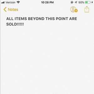 All items beyond this point are sold!